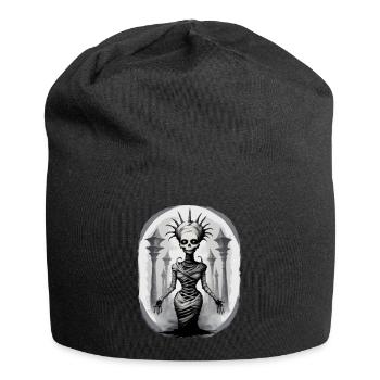 portrait d une momie 4 - Bonnet en jersey - noir - Devant