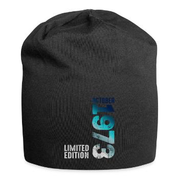 Cool Aesthetic 1973 Since 1973 October 1973 - Jersey-Beanie - Schwarz - Vorne