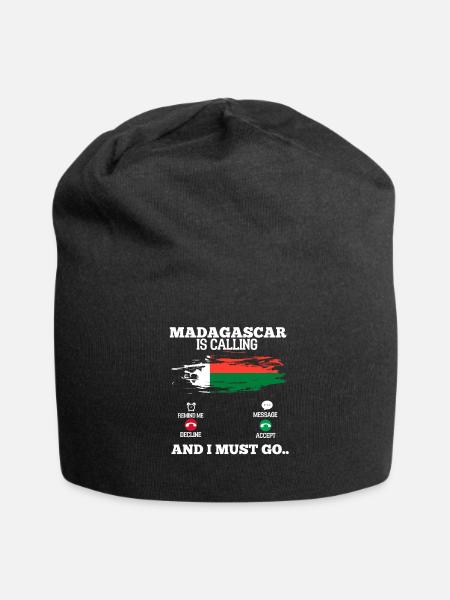 Madagascar - Bonnet en jersey - noir