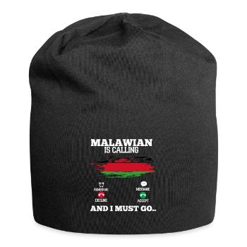 Malawi - Jersey Beanie - black - Front