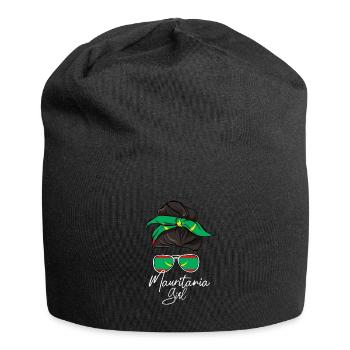 Mauritanie - Bonnet en jersey - noir - Devant