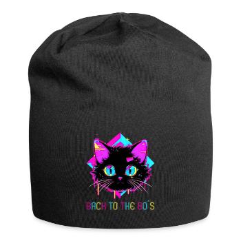 80s Themed Party Back to the 80s Costume - Jersey Beanie - black - Front