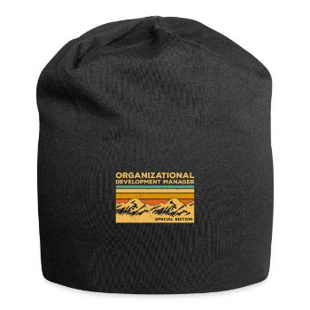 Vintage-Manager für Organisationsentwicklung - Jersey-Beanie - Schwarz - Vorne