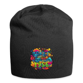 Funky Birthday: Janvier 1956 - Psychadelic - Bonnet en jersey - noir - Devant