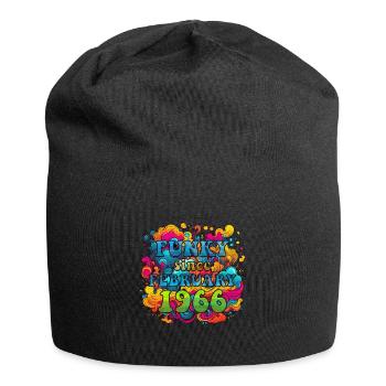 Funky Birthday: Février 1966 - Psychadelic - Bonnet en jersey - noir - Devant