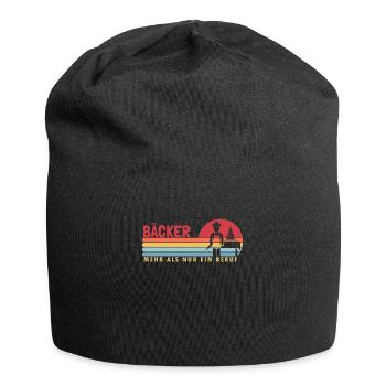 Bäcker mehr als ein Beruf Konditor Hobbybäcker - Jersey-Beanie - Schwarz - Vorne