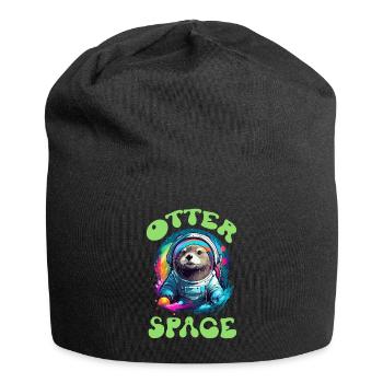Otter Animal Kids & Adult - Otter Space - Jersey-Beanie - Schwarz - Vorne