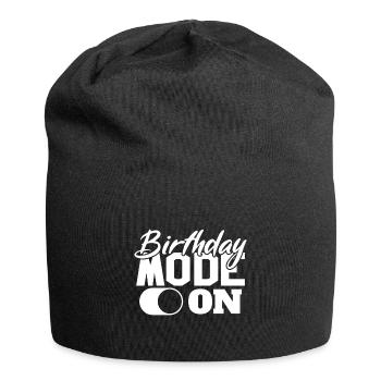 Birthday Mode On Fun Celebration - Jersey Beanie - black - Front