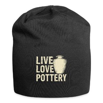 Pottery Pottery Pottery - Jersey Beanie - black - Front