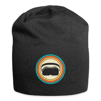 VR Virtual Reality Brille Virtuelle Realität - Jersey-Beanie - Schwarz - Vorne