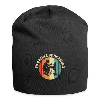 Artiste peintre - Bonnet en jersey - noir - Devant