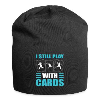 I Still Play With Cards Pitcher - Jersey-Beanie - Schwarz - Vorne