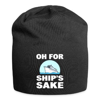 Kreuzfahrturlaub Tourist - Jersey-Beanie - Schwarz - Vorne