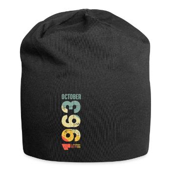 Retro October 1963 Year 1963 Retro Vintage 1963 - Jersey Beanie - black - Front