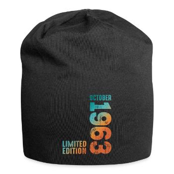 Retro Since October 1963 Retro Vintage 1963 - Jersey-Beanie - Schwarz - Vorne