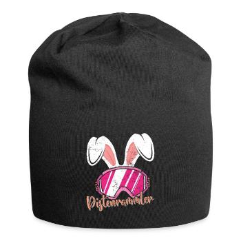 Apres-Ski Pistenrammler Skihasen Ski Party - Jersey-Beanie - Schwarz - Vorne