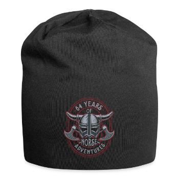 64 ans d’aventures nordiques - 64e anniversaire - Bonnet en jersey - noir - Devant