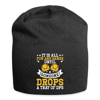 Briefträger Postbote - Jersey-Beanie - Schwarz - Vorne