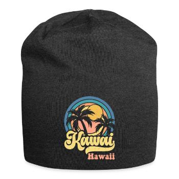 Hawaï - Bonnet en jersey - charbon - Devant