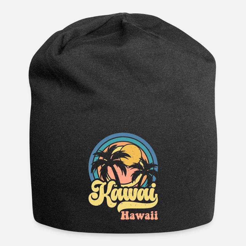 Hawaii - Jersey-Beanie - Schwarz