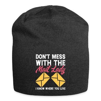 Briefträger Postbote - Jersey-Beanie - Anthrazit - Vorne