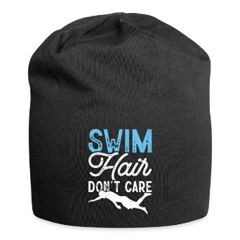 Schwimmen Schwimmer - Jersey-Beanie - Schwarz - Vorne