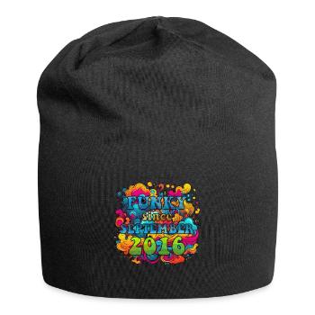 Funky Geburtstag: September 2016 - Psychadelic - Jersey-Beanie - Schwarz - Vorne