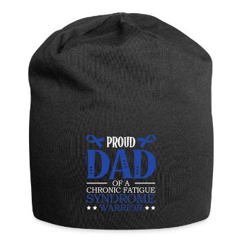 Proud father of a warrior with chronic - Jersey Beanie - black - Front