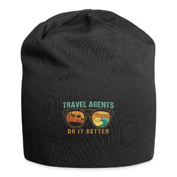 Travel Agents Do It Better Travel Agency - Jersey Beanie - black - Front