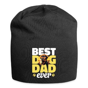 Rottweiler Rottie Dog Breed Pet Best Dog Dad Ever - Jersey Beanie - black - Front