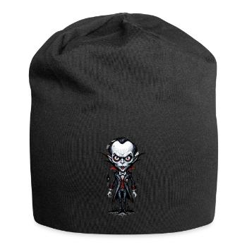 Ein großköpfiger Vampir 9 - Jersey-Beanie - Schwarz - Vorne