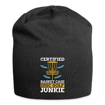 Disc Golf Certified Basket Case Disc Frisbee Golf - Jersey Beanie - black - Front