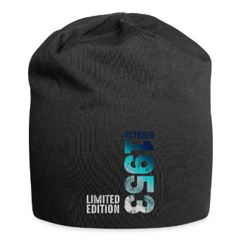 Cool Aesthetic 1953 Since 1953 October 1953 - Jersey-Beanie - Schwarz - Vorne