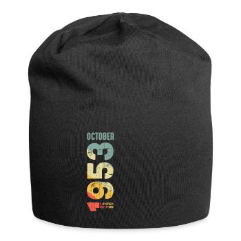 Retro October 1953 Year 1953 Retro Vintage 1953 - Jersey Beanie - black - Front