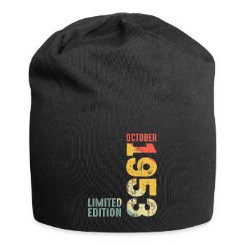 Since October 1953 Year 1953 Retro Vintage 1953 - Jersey Beanie - black - Front