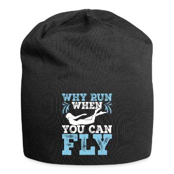 Schwimmen Schwimmer - Jersey-Beanie - Schwarz - Vorne