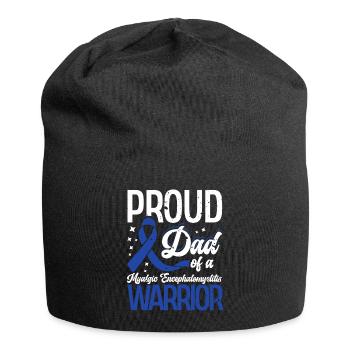 Stolzer Vater Eines Myalgische - Jersey-Beanie - Schwarz - Vorne