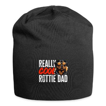 Rottweiler Rottie Dog Breed Pet Cool Rottie Dad - Jersey-Beanie - Schwarz - Vorne