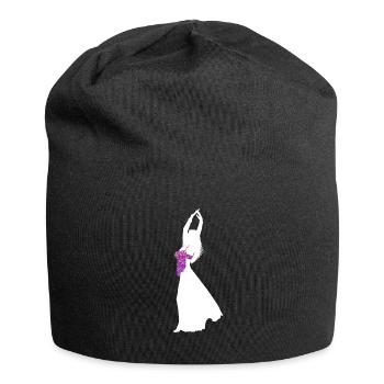 Elegante Bauchtänzerin Solo Tanz Geschenk - Jersey-Beanie - Schwarz - Vorne