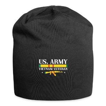 Us Army Vietnam Veteran - Jersey-Beanie - Schwarz - Vorne