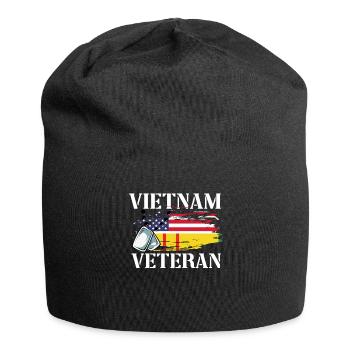 Us Army Vietnam Veteran - Jersey-Beanie - Schwarz - Vorne