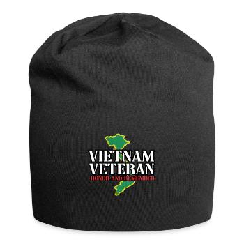 Us Army Vietnam Veteran - Jersey-Beanie - Schwarz - Vorne