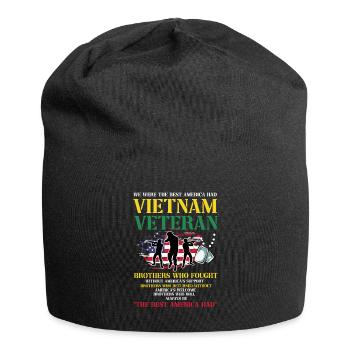 Us Army Vietnam Veteran - Jersey-Beanie - Schwarz - Vorne