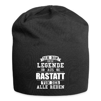 Stadt Rastatt Deutschland Legende Spruch - Jersey-Beanie - Schwarz - Vorne
