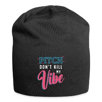 Kickball Pitch Don't Kill My Vibe Kickball Team - Jersey-Beanie - Schwarz - Vorne