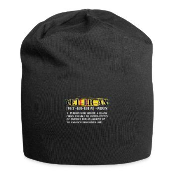 Us Army Vietnam Veteran - Jersey-Beanie - Schwarz - Vorne