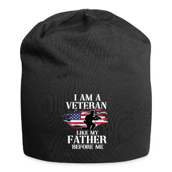 Us Army Vietnam Veteran - Jersey-Beanie - Schwarz - Vorne