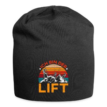 Skibergsteiger Ich bin der Lift Ski Touring - Jersey-Beanie - Schwarz - Vorne