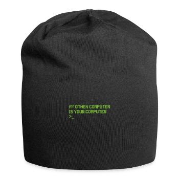 Hacker - Jersey-Beanie - Schwarz - Vorne