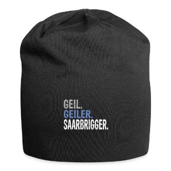 Saarbrigger Saarland Saarländer Saarländisch - Jersey-Beanie - Schwarz - Vorne